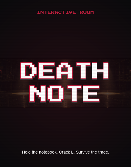 Death Note: The Notebook — Quiz Room