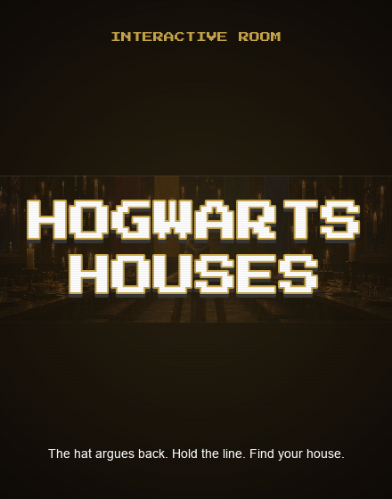 Hogwarts: The Sorting Hat — Quiz Room