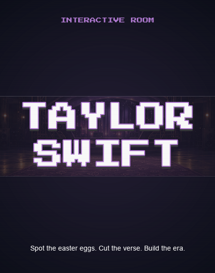 Taylor Swift: Lyrics & Eras — Quiz Room